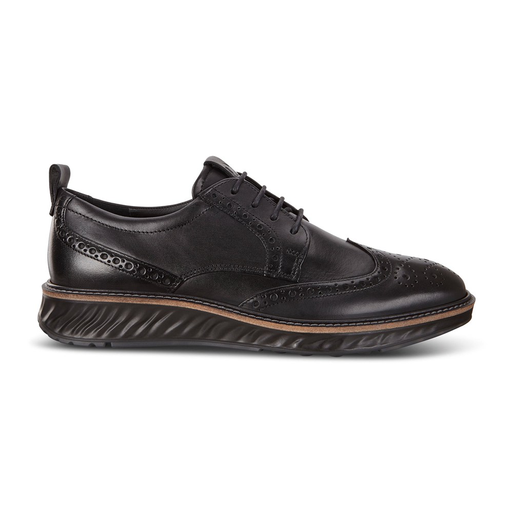 ECCO Mens Dress Shoes Black - St.1 Hybrid - ORI-345186